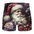 thumbnail image 4 of Tao Tao Christmas Santa Claus Prints For Mens Boxer Brief Soft Underwear Stretch Boxer Every Day Comfort Stretch Cotton Moisture-Wicking Underwear Multicolor S, 4 of 4