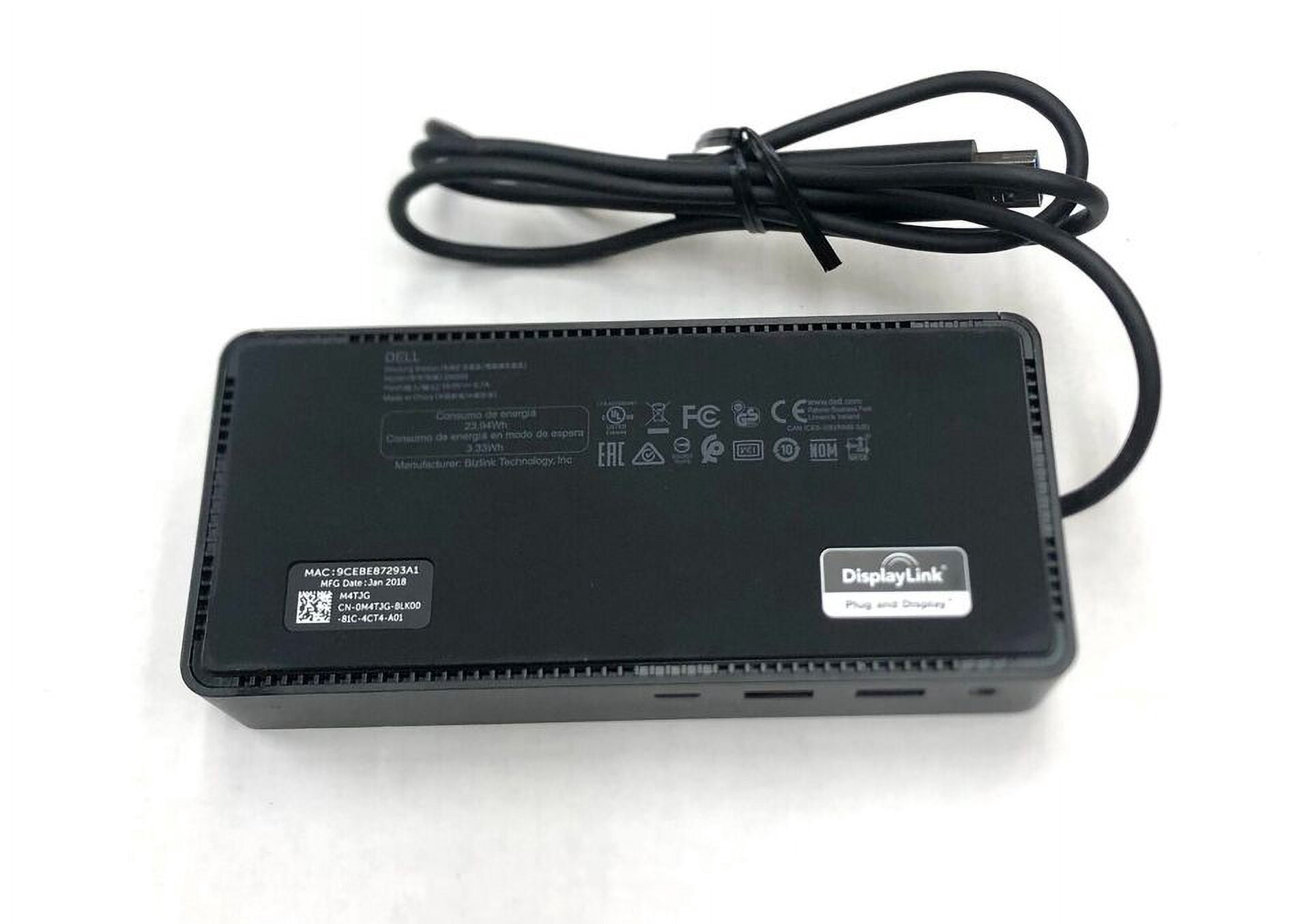 Genuine Dell D6000 Docking Station with 130W AC Adapter M4R9V 0M4R9V