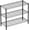 Black, variant on 3 Tier Wire Shelving