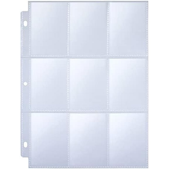card holder binder sheets Photocard Sleeves 648-Pocket Sleeves – 9-Pocket Pages For Trading Cards – 30 Sheets Trading Card Sleeves GOOD QUALITY GameStop Trading Card Binder Sleeves