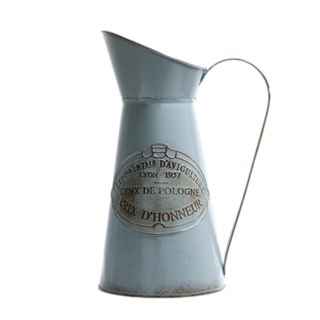 Maceta de hierro para hervidor de agua, maceta de regadera, jarra para jardinera de flores, maceta de hierro para decoración de cocina interior y Estilo C