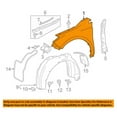 thumbnail image 3 of For 13-18 Avalon 2.5L & 3.5L Front Fender Quarter Panel Primed Steel Right Side, 3 of 5
