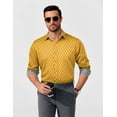 thumbnail image 5 of COOFANDY Mens Long Sleeve Dress Shirt Regular Fit Business Casual Button Down Shirts, 5 of 6