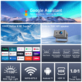 thumbnail image 2 of [1100 ANSI & Built-in TV] Magcubic Portable Projector 1080P Native with Auto Focus, Auto Keystone Correction, WiFi & Bluetooth, Built-in Streaming TV Stick, Supports 4K HDR10, Ideal for Home Theatre, 2 of 13