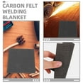 thumbnail image 3 of Minkissy Black Carbon Fiber Felt Welding Blanket Heat Insulation Fireproof Protective Material, 3 of 6