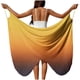 thumbnail image 1 of Mujeres Playa Cover-Ups Sarong con Correa Ajustable Y Transparente Drapeado, Blanco Flujo Resort Desgaste para la Piscina Y las Vacaciones, 1 of 9
