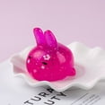 thumbnail image 4 of Visland Animal Squishes Toy Glitter Sequins Rabbit Chick Dolphin Whale Toy Relieve Boredom Soft TPR Squeezing Cartoon Animal Doll Decompression Toys Kid Toy Gift, 4 of 8