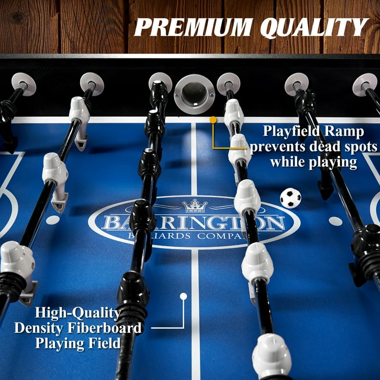 Barrington Billiards 58” Regulation Size Irvine Foosball Table