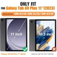 thumbnail image 2 of KOMI 360° Hand Strap Shockproof Case for Samsung Galaxy Tab A9 8.7 inch, Green+Black, 2 of 8