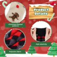thumbnail image 5 of 4 Pairs Christmas Socks Warm Winter Socks Thicken Fleece Socks Colorful Xmas Socks for Christmas Party Gift, 5 of 8