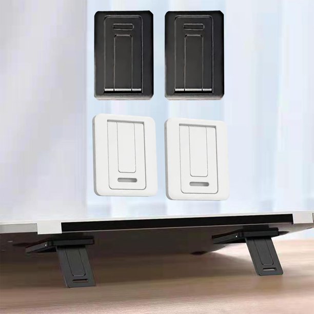 Xihbxyly Mi Cuenta Soporte para Computadora Portátil, Soporte Universal de Escritorio Plegable Portátil, Base de Cojín Vertical, Soporte de Aumento de Altura Invisible