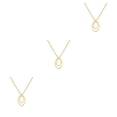 thumbnail image 3 of Collar de cadena de moda joyería de Oro ajustable exquisita Qarigey, 3 of 6