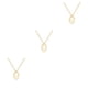thumbnail image 3 of Collar de cadena de moda joyería de Oro ajustable exquisita Qarigey, 3 of 6