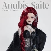 Anubis F 1/4 BJD Doll Full Set with Bariy Body Black Siscon Aesthetic Exquisite Collectible Art Doll for Enthusiasts