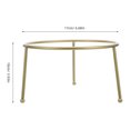 thumbnail image 2 of FESTFENDS Golden Metal Sphere Stand for Garden Gazing Globes with Easy Assembly and Weather Resistant Design, 2 of 8