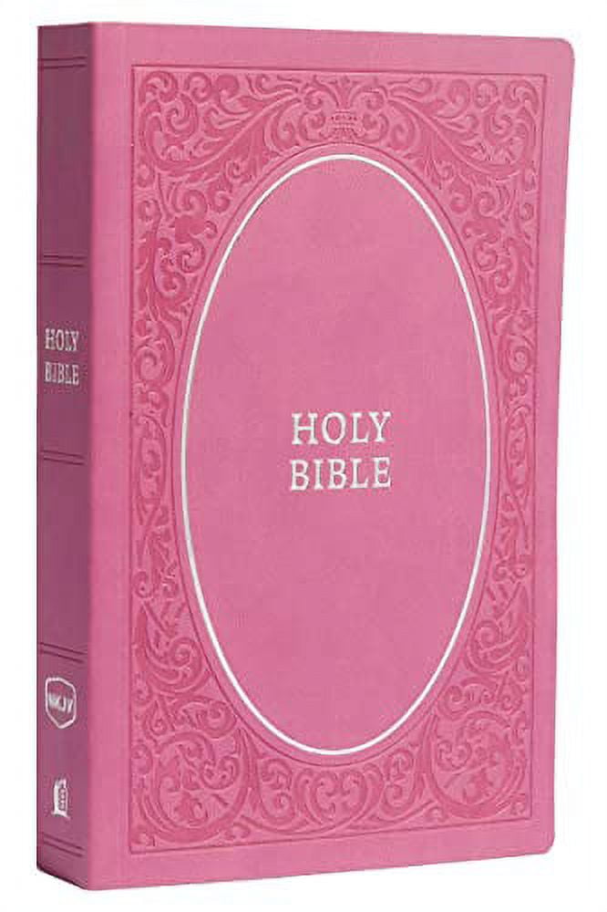NKJV, Holy Bible, Soft Touch Edition, Imitation Leather, Pink, 7.5
