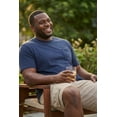 thumbnail image 5 of KingSize Men's Big & Tall Shrink-Less Lightweight Longer-Length Crewneck Pocket T-Shirt, 5 of 6