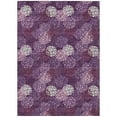 thumbnail image 2 of Addison Rugs Chantille Indoor/Outdoor Transitional Circles Eggplant Washable Rectangle Rug, 10' x 14', 2 of 6