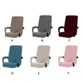 thumbnail image 6 of Kironypik Soft And Comfortable Velvet Office Chair Cover Easy Installation And Care Velvet Armchair Cover Beige L, 6 of 6