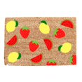 thumbnail image 4 of 24"x16" - Coir Door Mat with Heavy Duty Backing - Welcome Mats for Entryway, Porch - Anti-Slip PVC & Coconut Fiber Surface - Natural Home Accessories, Minimalist Original Design,Summer Theme, 4 of 5