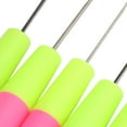 thumbnail image 4 of 5Pcs Dreadlock Crochet Hook Latch Hook Crochet Needles Set Bent Latch Hook Hair Tool Kits for Kids Adult Bradid Hair Carpet Making Accessories, 4 of 5
