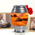 thumbnail image 5 of JAGASY Car Urns for Adult Male and Female - 10 Inch Funeral Cremation Urn Human Ashes Mother, Set of 4 Mini Urns for Dad Memorial Funeral - Couple Combo Urn, 5 of 6