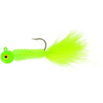 Lindy Fuzz-E-Grub Jig 2'' 1/8oz Chartreuse Shad