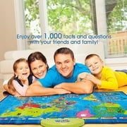 BEST LEARNING i-Poster Interactive Talking World Map for Kids Ages 5 to 12 Years Old