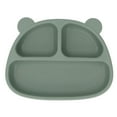 thumbnail image 2 of Assiette à Succion, Assiette pour Bébé en Silicone en Forme d'Ours avec Design à 3 Compartiments, Résistante aux Hautes Températures, pour Salle à Manger, Jardin d'Enfants, 2 of 7