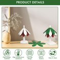 thumbnail image 3 of Ruifaya Salvamanteles para platos calientes, juego de salvamanteles con forma de árbol, posavasos para ollas y sartenes calientes, almohadilla de silicona para tetera, salvamanteles plegable, 3 of 7