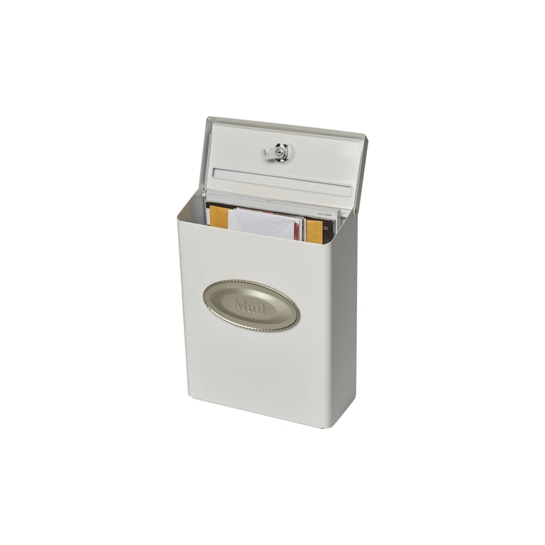 Gibraltar DVKW0000 Heavy-Duty Designer Wallmount Mailbox, White