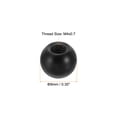 thumbnail image 2 of Uxcell M4x0.7 Ball Nuts Knob, 30 Pack Steel Drilling Ball Caps Blind Hole Handle Nut, 9mm Black, 2 of 6