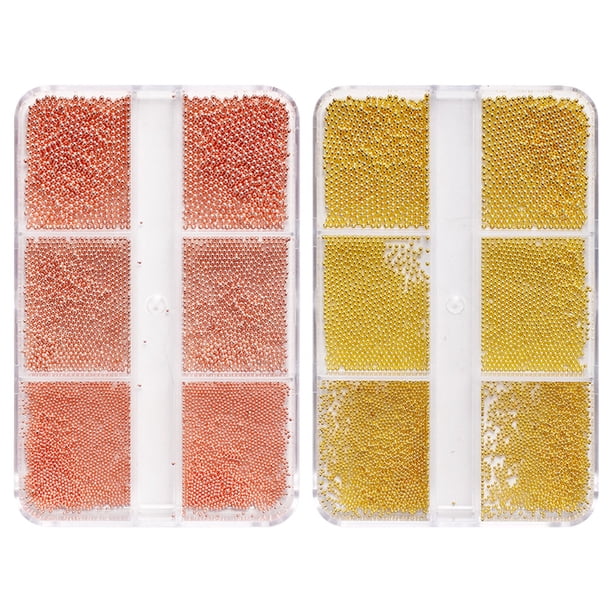2 cajas Camas de uñas Arte de uñas Decoraciones de arte de uñas Manicure Manicura 3D Charms