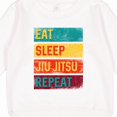 thumbnail image 3 of Inktastic Eat Sleep Jiu Jitsu Repeat Toddler Sweatshirt, 3 of 4