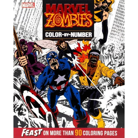 Pre-Owned Marvel Zombies Color-by-Number (Paperback)