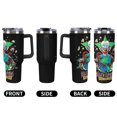 thumbnail image 5 of Killer Klowns from Outer Space Clown Large Capacity Car Cup, 40oz Stainless Steel Travel Mug With Handle, Double Layer Vacuum Insulated Cup, Coffee Cup , With Lid And Straw, Best Festivals Gift, Hall, 5 of 8