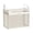 White-l, variant on Large Clear Thick Plastic Storage Box with Hinged Lid, Heavy-Duty Durable High Capacity Organizer, Perfect for Home, Camping, Travel, Attic and Moving (Black-L)