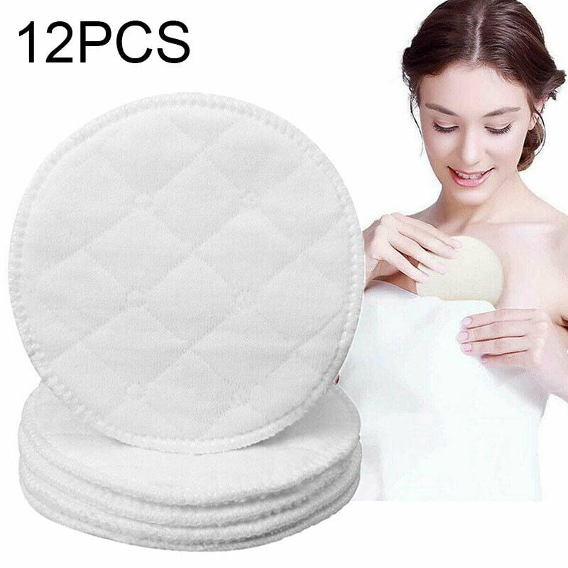Giugt 12pcs Washable Breast Pads Cotton Reusable Nursing Mother Breastfeeding,Breast Pads