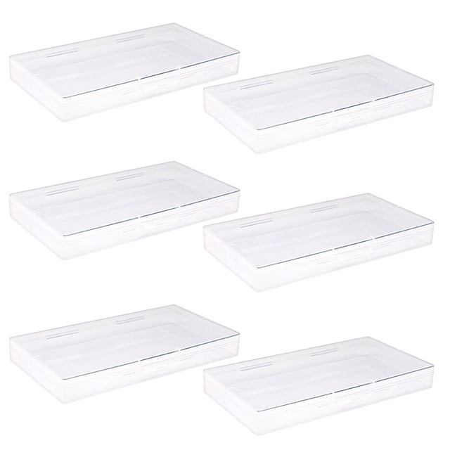 6pcs Plastic Home Desktop Cajas de almacenamiento maquillaje Sundies Pictures Contenedores
