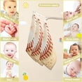 thumbnail image 2 of Coolnut 3 PCS Baseball Stitches Vintage Baby Muslin Washcloths, Soft Absorbent Face Towel Burp Cloths Cotton Bath Wipes Infant Wash Cloth for Newborn Boys Girls, 2 of 6
