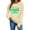 Khaki, variant on St. Patrick's Day Sweatshirt Women Lucky Shamrock Print Irish Gift Crewneck Casual Long Sleeve Loose Pullover Tops (XS, White)