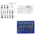 thumbnail image 2 of Set 50 Brocas Con Puntas Magnéticas P/destornillador 75 Mm 1 azul/plata, 2 of 4