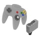 thumbnail image 3 of Control Inalambrico 2.4ghz Compatible Con N64 Teknogame Gris, 3 of 3