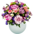 thumbnail image 2 of Purple Extravagance by Arabella Bouquets with a Free Elegant Hand-Blown Glass Vase (Fresh-Cut Flowers, Purple), 2 of 6