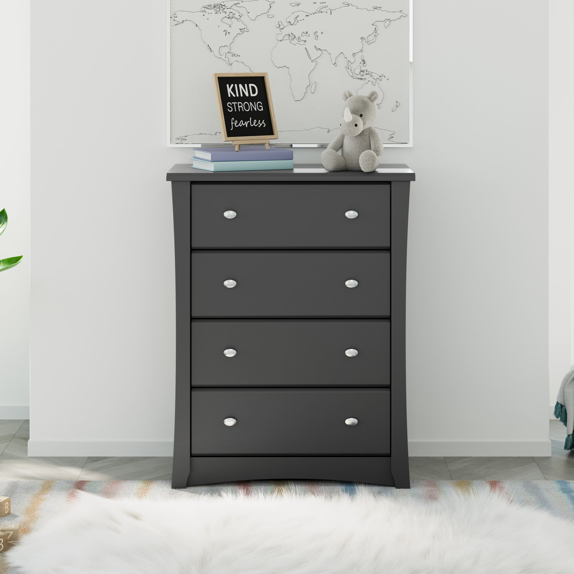 storkcraft kenton 6 drawer dresser grey Kenton 5 Drawer Chest