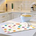 thumbnail image 6 of Yayeee Dish Drying Mat for Kitchen Counter Ultra Absorbent Easy Clean Pad 24x18", Polka Dot, 6 of 7