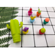 thumbnail image 5 of Juego de dijes para copas de vino y marcadores de bebidas con tapón para botella, silicona, multicolor Fason ZJWJ219, 5 of 5