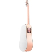 LAVA MUSIC LAVA ME play 36 Acoustic-Electric Guitar With Lite Bag - Light Peach-Frost White