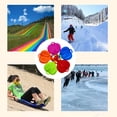 thumbnail image 4 of Decoration Random Colors Winter Skiing Springtime Turfski Skiing Sledge With Handle Adults And Children Butt Slider Sledge Slider Bob Racer For Tobogganing & Sledging, 4 of 9