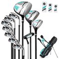thumbnail image 1 of Costway 12 PCS Women's Complete Golf Club Set Right Hand 460CC #1 Driver & #3 Fairway Green, 1 of 10